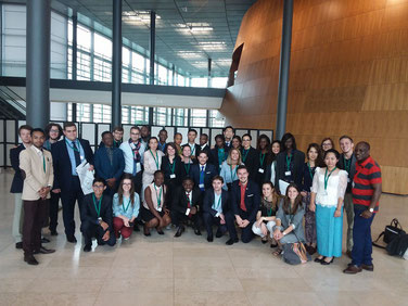 Jeunes parlementaires francophones au Parlement européen de Luxembourg