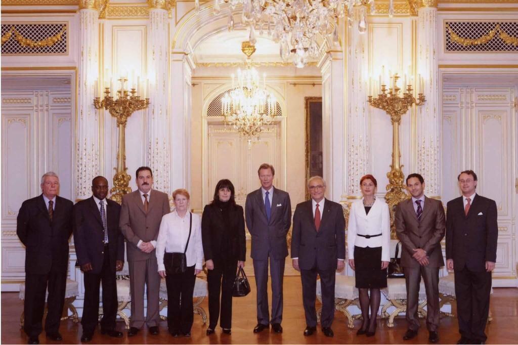 Reçu au palais Grand-Ducal